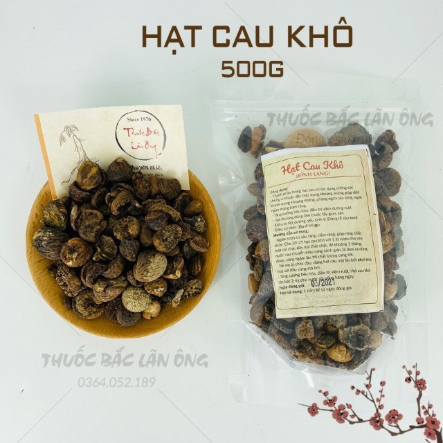Hạt cau khô 500g