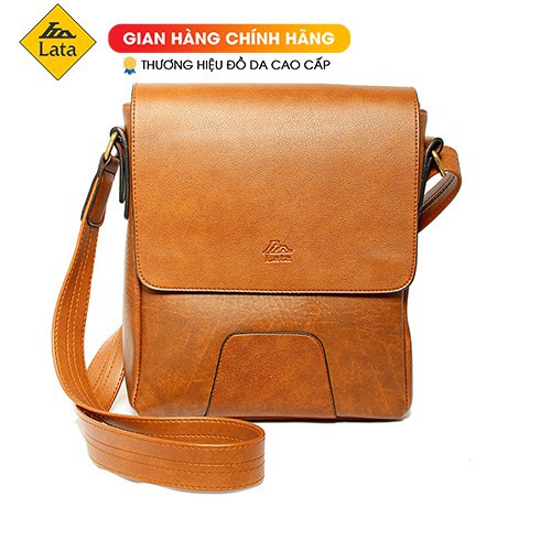 Túi đeo chéo nam LATA TN03 màu bò đậm - Chính Hãng