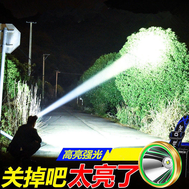 Đèn Pin Đội Đầu Siêu Sáng Có Thể Sạc Lại Bằng Pin lithium Ban Đêm