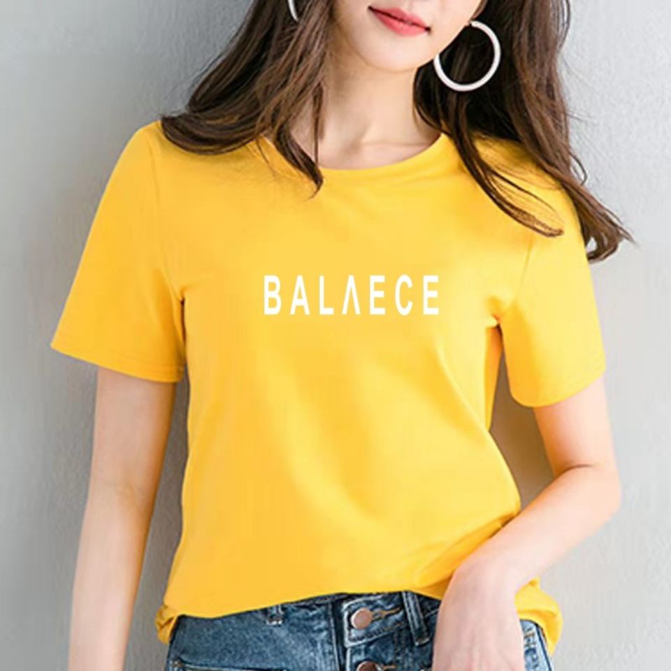Áo thun tay ngắn cổ tròn dáng rộng in hình hoa cúc nhỏ thời trang mùa hè mới chất lượng cao 2021 cho nữ