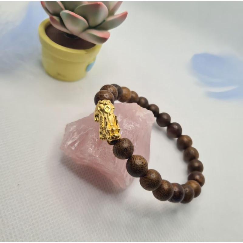 Vòng Trầm Hương 8li Mix Tỳ Hưu - N4