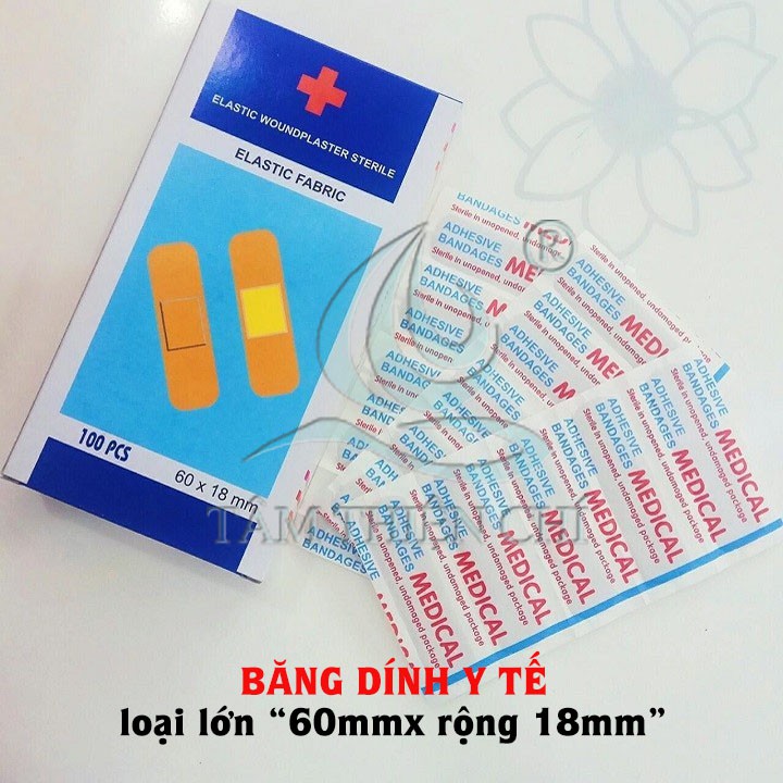 Băng cá nhân băng dính y tế chữ Thập