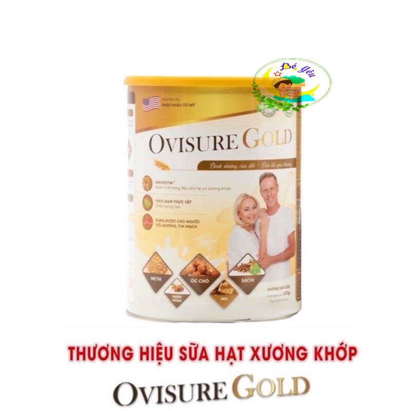 Sữa Ovisure gold 650gr sữa hạt xương khớp hàng chính hãng