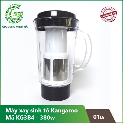 Máy Xay Sinh Tố Đa Năng Kangaroo KG3B4 – Loại 3 Cối Màu Bạc – Bảo Hành Chính Hãng