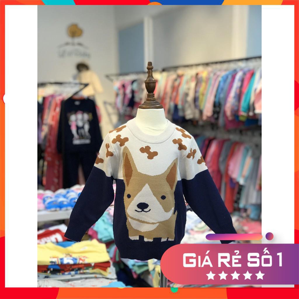 [Album 2] Áo len 2 lớp bé trai size cho bạn từ 2 tuổi đến 8 tuổi ( từ 12kg - 26kg). Chất len đẹp, mịn