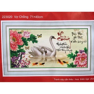 tranh thêu chữ thập 223020 (chưa thêu)
