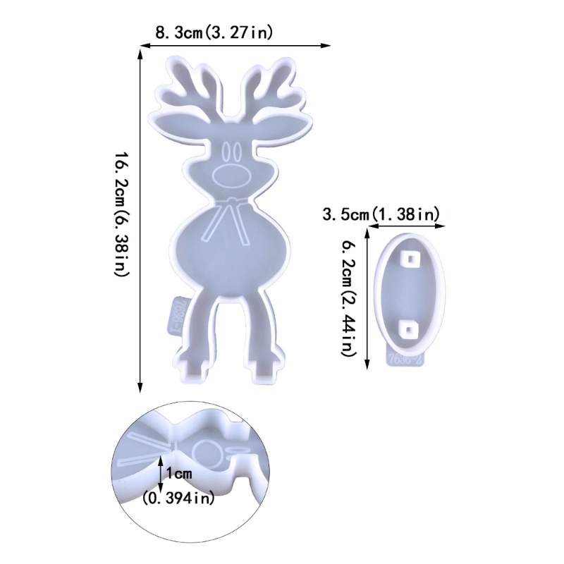 Khuôn Silicone Làm Đồ Trang Trí Giáng Sinh