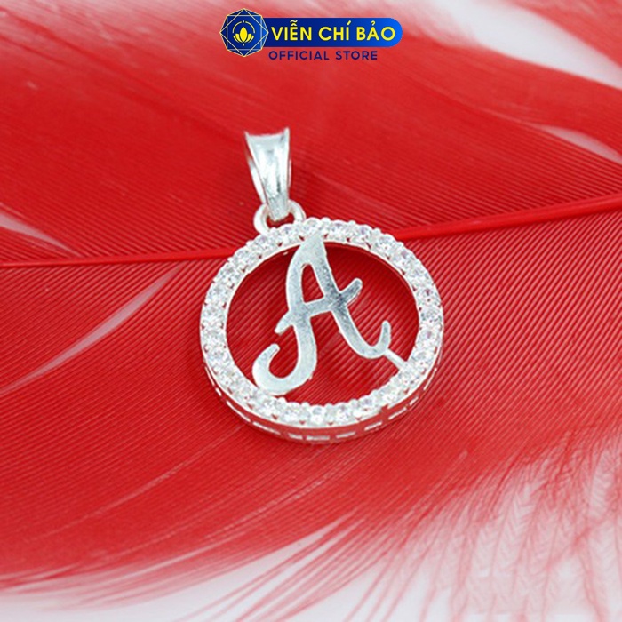 Dây chuyền bạc nữ Mặt chữ cách điệu theo tên bạc S925 thời trang phụ kiện trang sức nữ Viễn Chí Bảo D400693