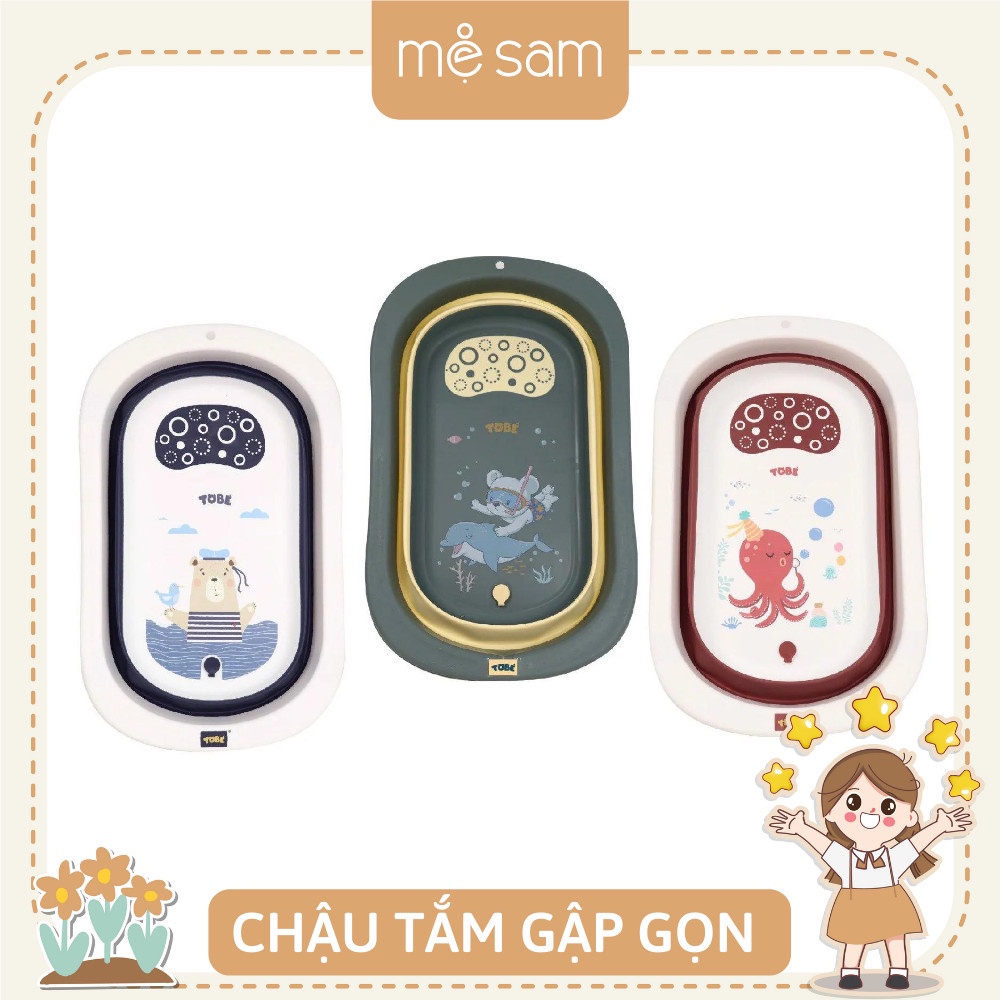 Chậu tắm gấp gọn Tobé