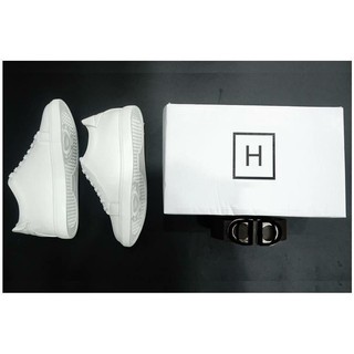 Giày sneakers tăng  chiều cao trắng