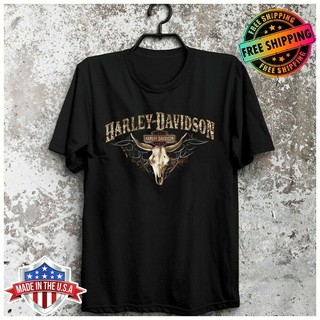Áo thun nam in hoạ tiết Harley Davidson kiểu dáng thể thao năng động