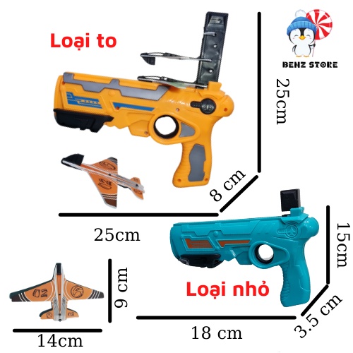 Đồ chơi bé trai súng đạn xốp đồ chơi cho trẻ em phóng máy bay rẻ vui độc lạ BENZ STORE SMB00