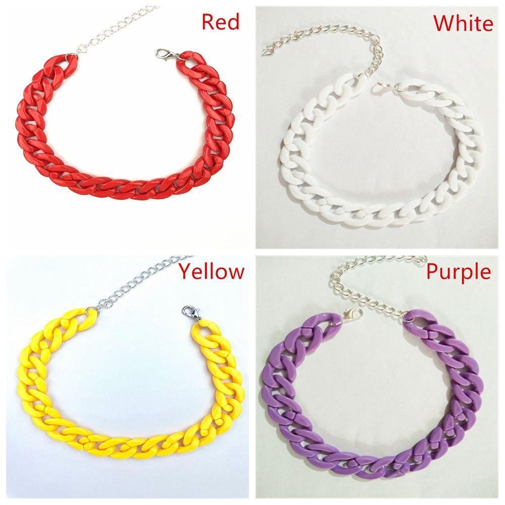 Vòng cổ Mặt Acrylic Khắc Chữ Kat1 Phong Cách Hip Hop Gothic