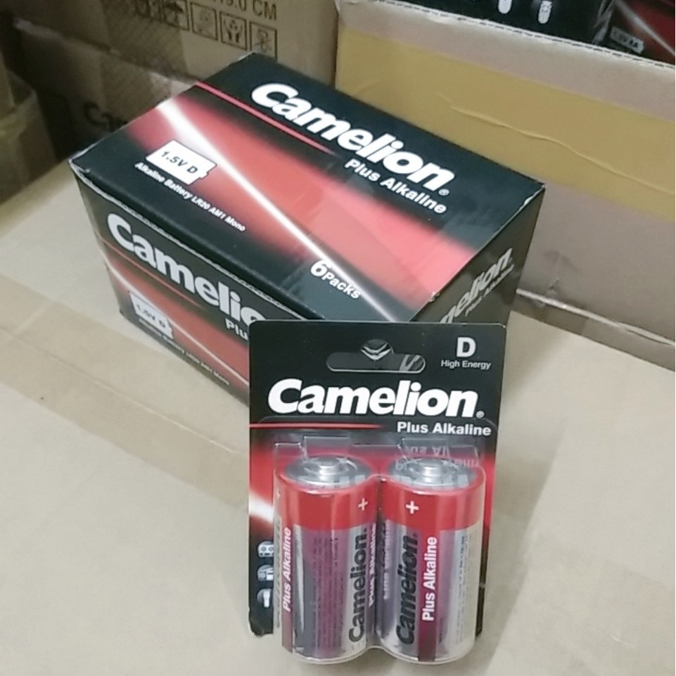 PIN ĐẠI PLUS ALKALINE LR20  CAMELION PIN D