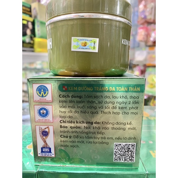 kem Bảo Xinh body trắng da toàn thân - chống nắng hủ 80G