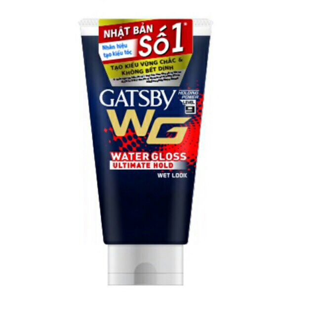 Gel Vuốt Tóc Mềm, Giữ Nếp Tóc Gatsby Water Gloss 170g