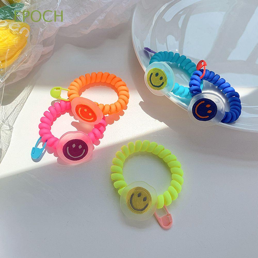 Dây buộc tóc cao su co giãn nhiều màu sắc phong cách Hàn Quốc cho nữ