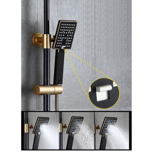 Bộ Sen cây tắm đứng, bộ sen vòi Châu Âu Phím điều khiển Cao cấp