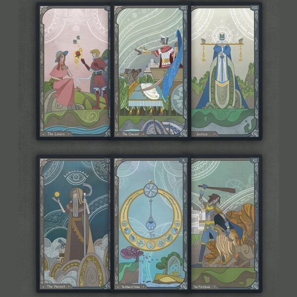 Bộ bài Broken Mirror Tarot 5th Edition phiên bản Sapphire