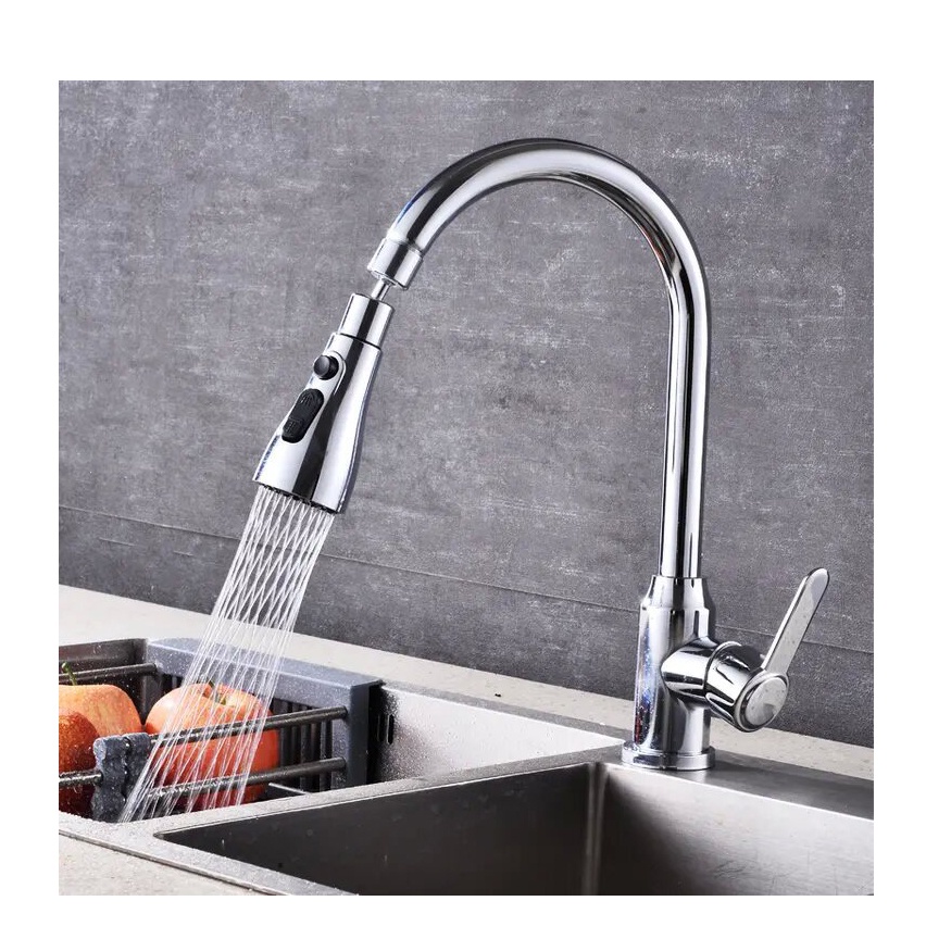 Đầu Vòi Phun Nước Nối Dài 3 Chế Độ Tiết Kiệm Nước Xoay 360 Độ Tiện Dụng Cho Nhà Bếp V4 SUVADO