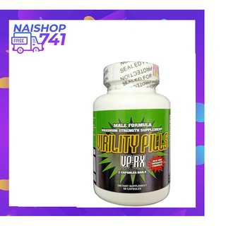 Virlity Pills VP-RX tăng cường sinh lý nam, tăng testosterone, bổ thận, cải thiện kích thước, Chai 60 viên