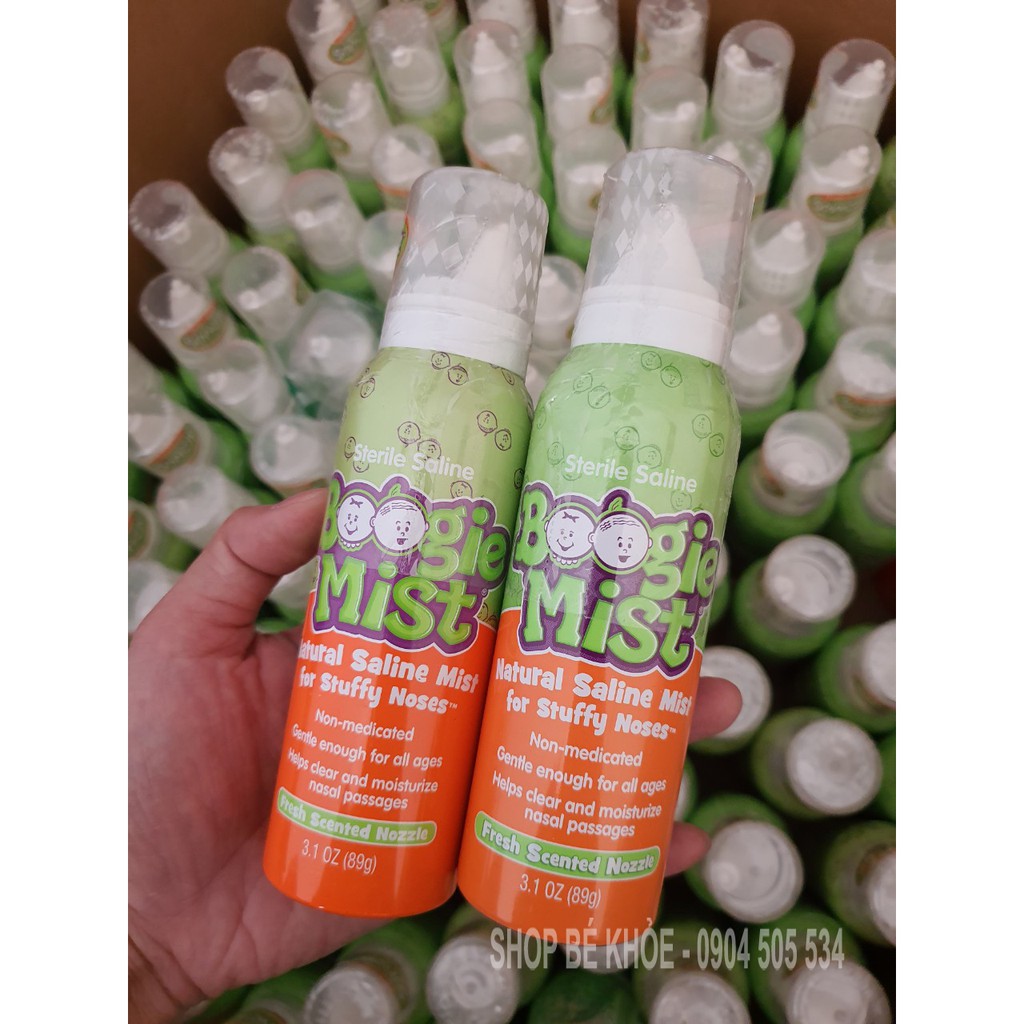 Xịt mũi kháng khuẩn Boogie Mist 89ml - Mỹ