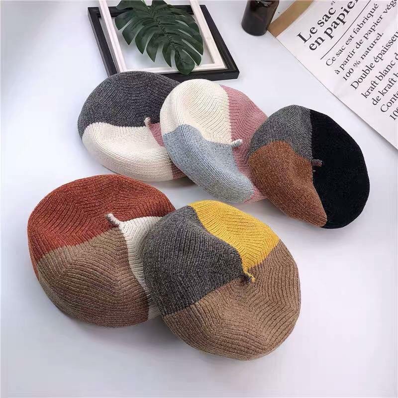 Mũ nồi len nhiều màu