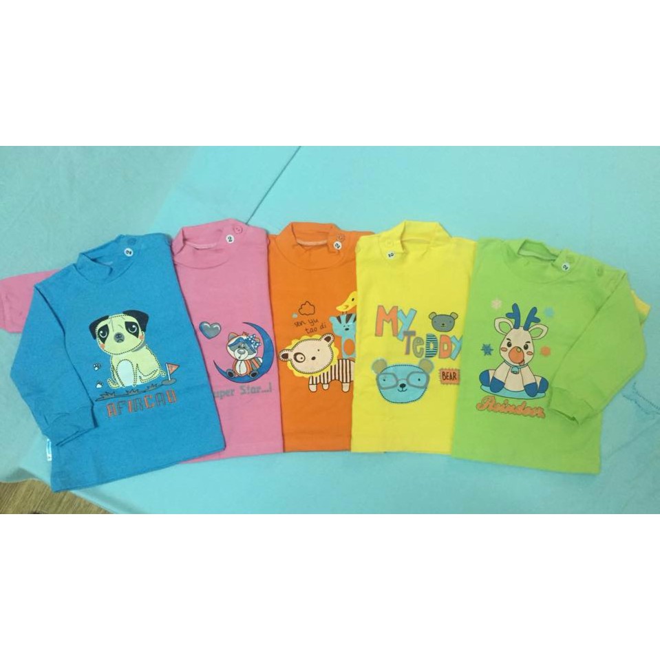 ÁO BOSBABI DÀY MÀU ĐẬM CHO BÉ TỪ 1-5 TUỔI