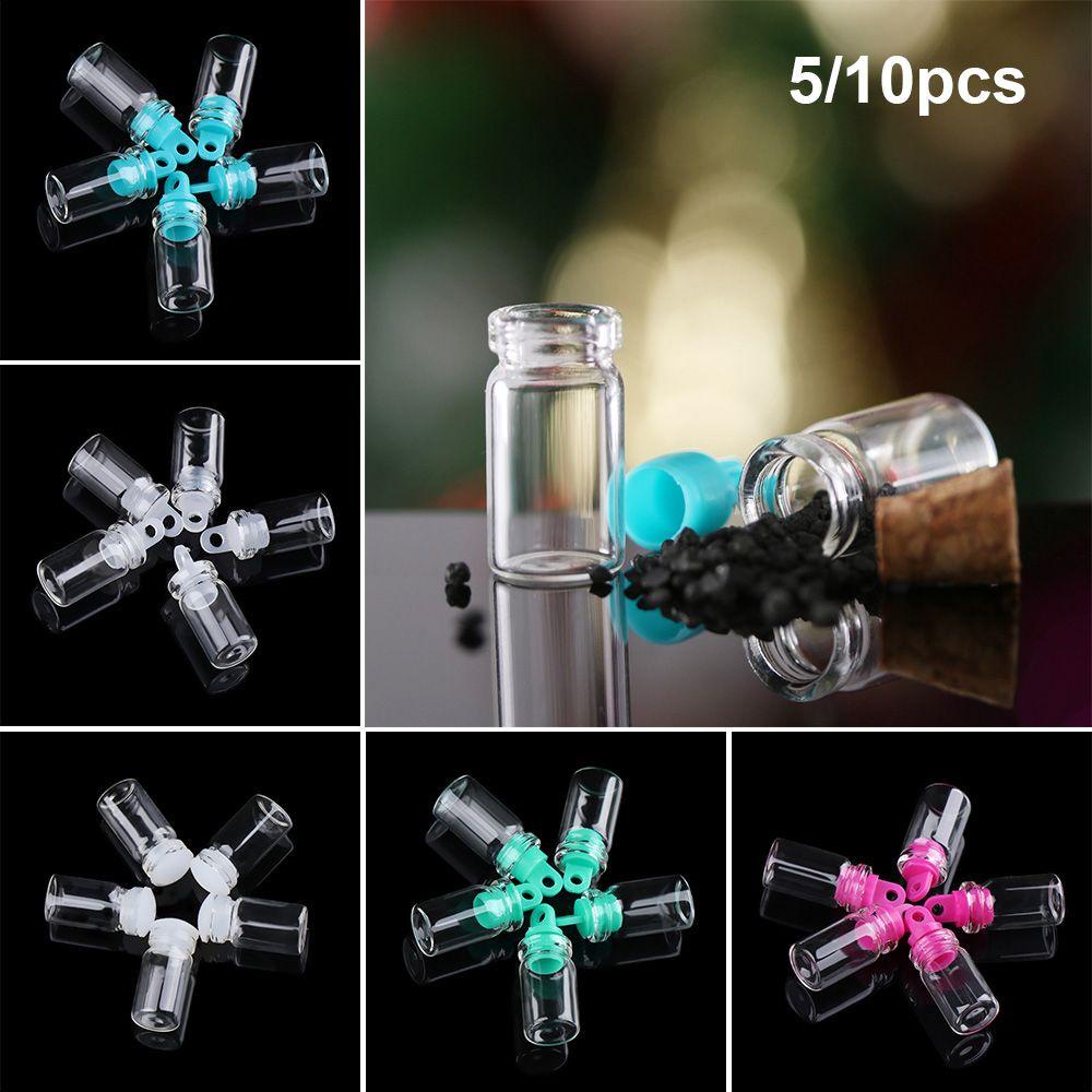 KRNY Set 5 / 10 Lọ Điều Ước Nhỏ Màu Cầu Vồng Trang Trí Nhà Cửa