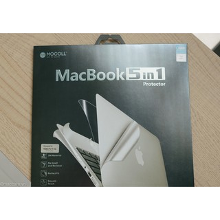 Bộ dán macbook pro 16inch mocoll silver, gray
