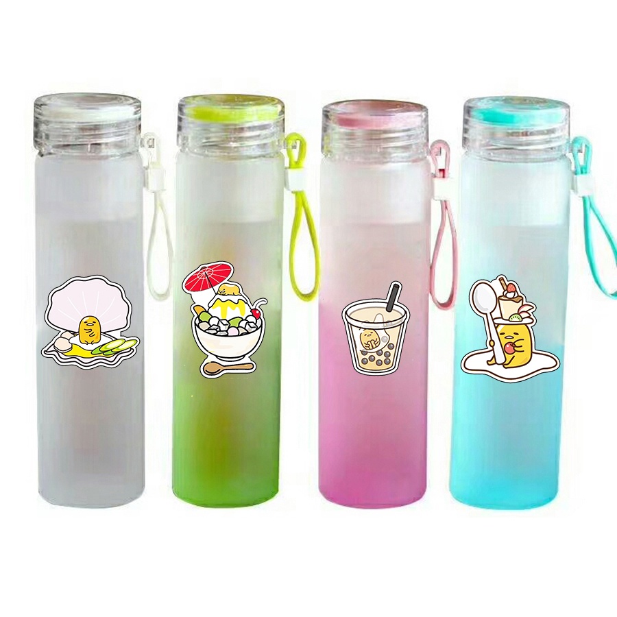 Bình nước màu loang trứng lười BNML18 bình nước hologram gudetama thần tượng 500ml