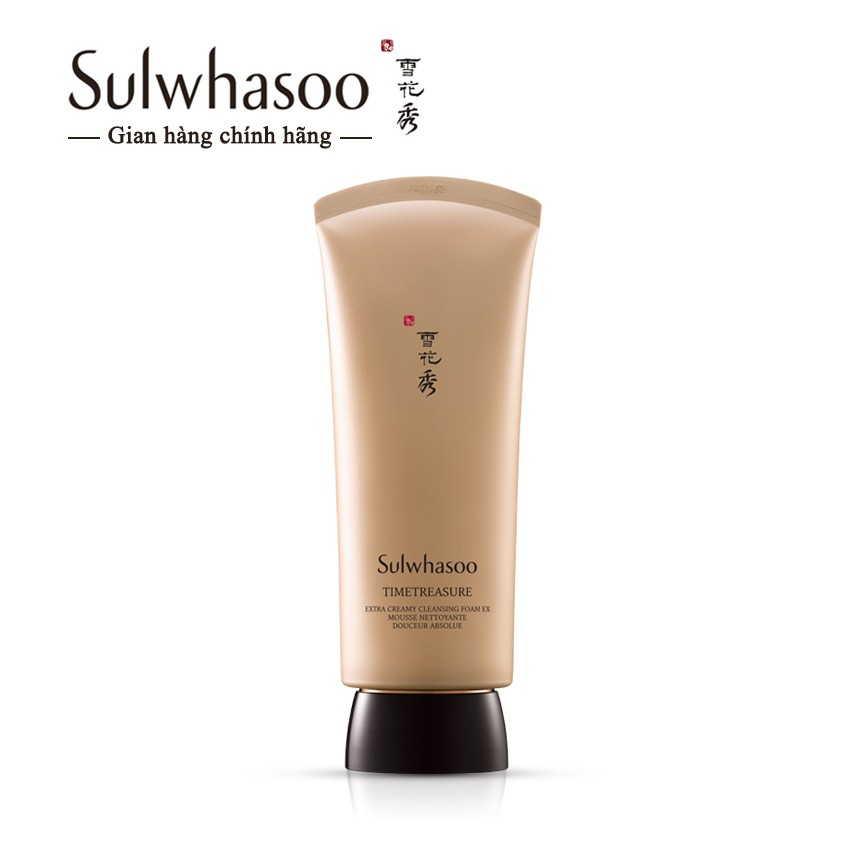 Sữa rửa mặt thông đỏ Sulwhasoo Timetreasure Extra Creamy Cleansing Foam 150ml