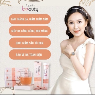 Viên Sủi Again Beauty Làm Trắng, Trẻ Hóa Da, Mờ Nám, Chống Lão Hóa Again Beauty – Hộp 20 Viên