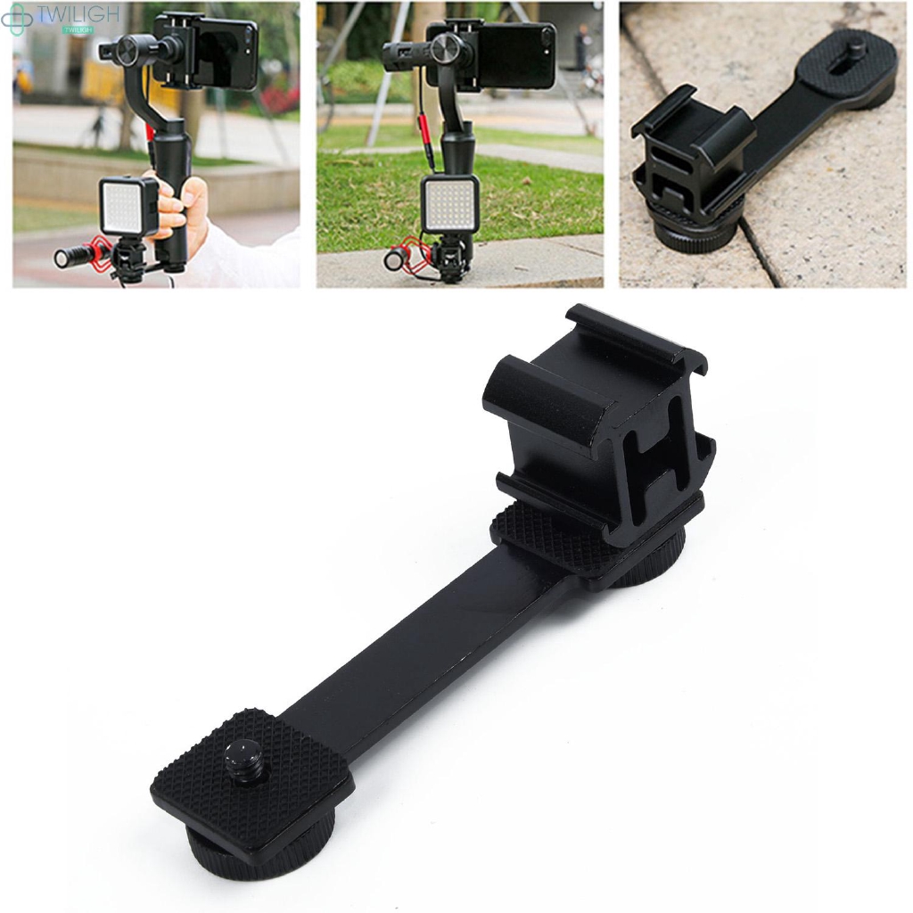 Useful Aluminum Alloy Holder Support 1pc Triple Cold For DJI OSMO Mobile 2 Zhiyun Smooth 4 Feiyu Vimble 2 Shoe Mount