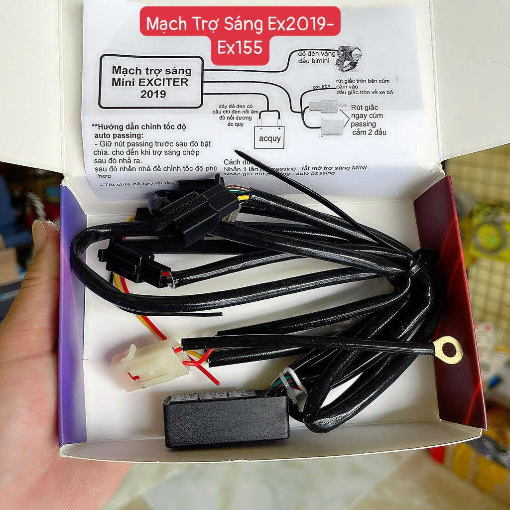 Mạch bật tắt đèn và trợ sáng bi mini dành riêng cho xe Winner X