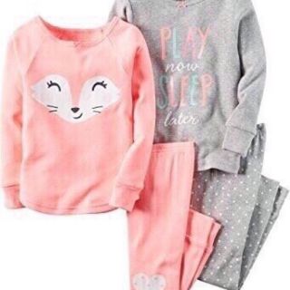 Set bộ bé gái mặc nhà Carters