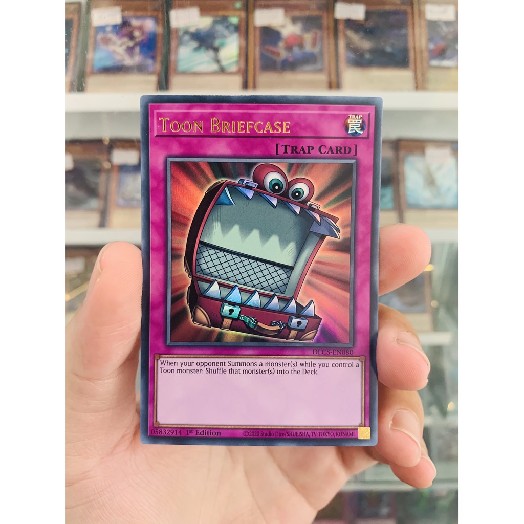 Thẻ Bài Lẻ YugiOh! Mã DLCS-EN080 - Toon Briefcase - Ultra Rare - 1st Edition