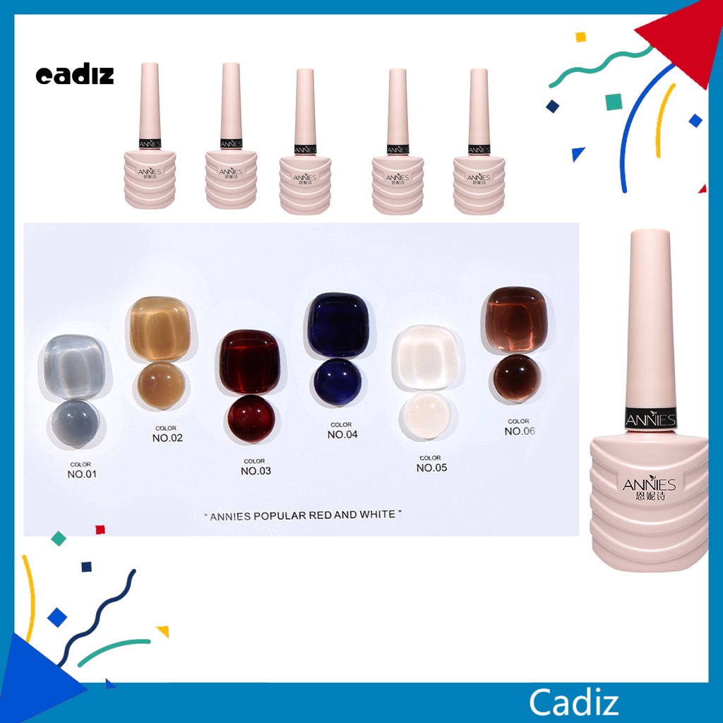 [Hàng mới về] Sơn móng tay gel uv không mùi màu trơn đơn giản thời trang dành cho nữ