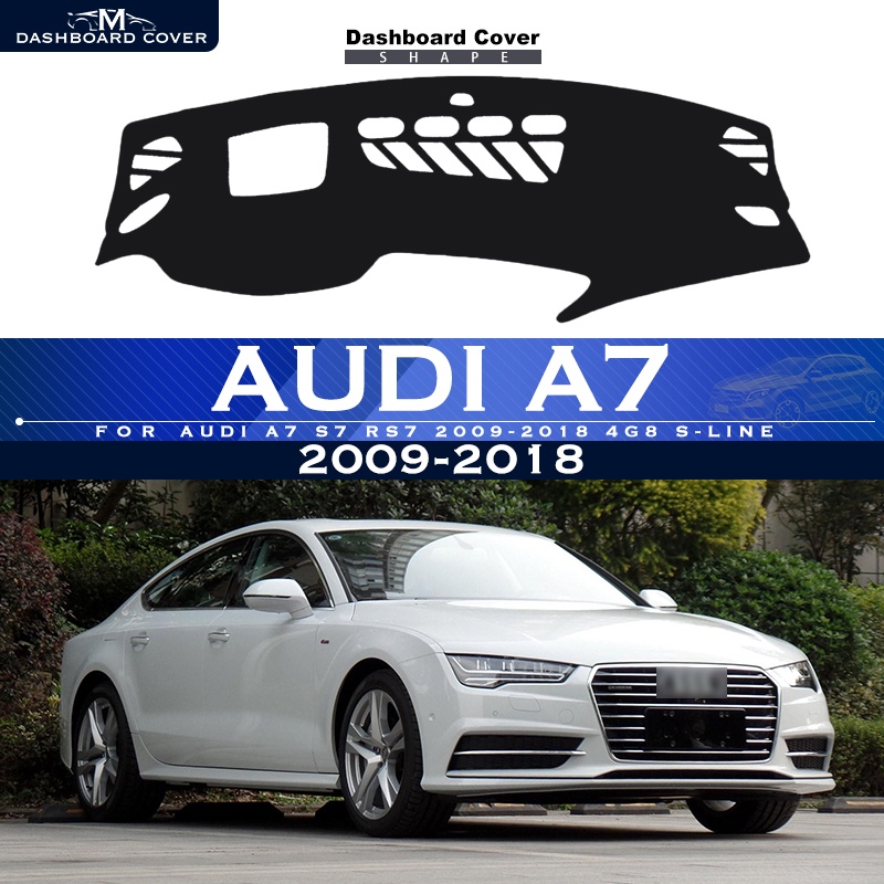 Dành Cho Xe Audi A7 S7 RS7 2009-2018 4G8 S-line Ô Tô Dash Thảm Bảng Điều Khiển Tấm Lót Thảm Chống Ti