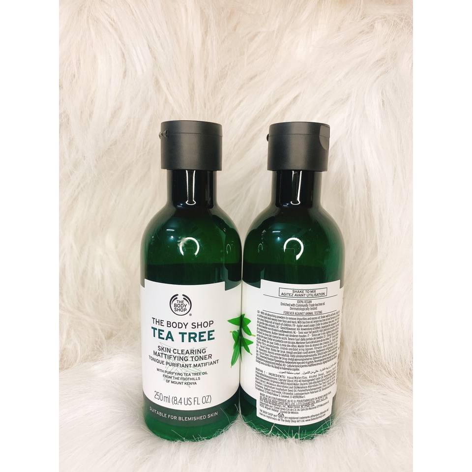 Toner Da Dầu Mụn The Body Shop Tea Tree Skin Clearing Mattifying Toner