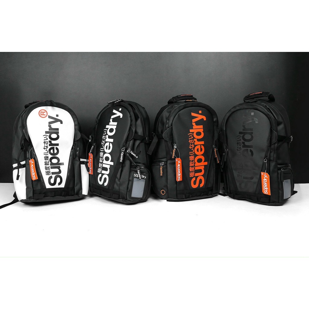 Balo nam thời trang chống nước Superdry balo laptop chống sốc có nhiếu ngăn để đồ