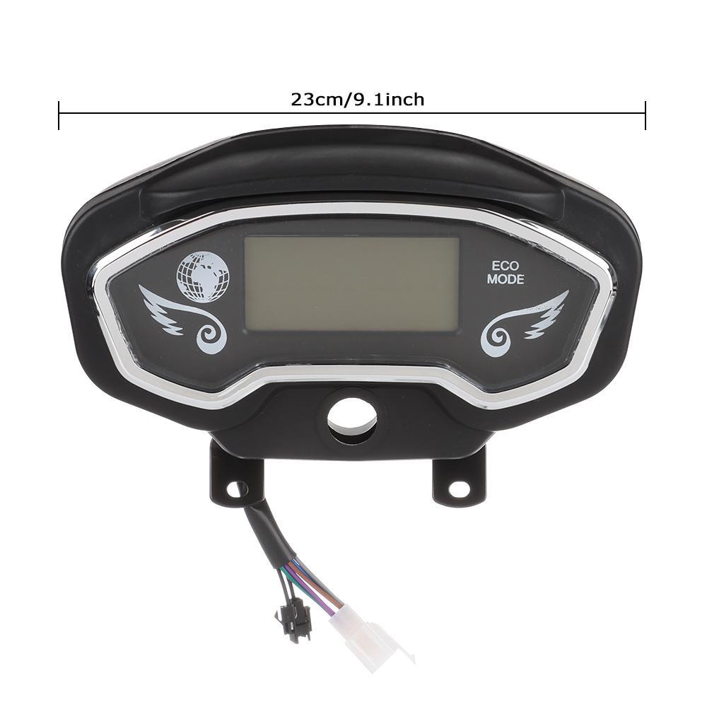 Đồng Hồ Đo Tốc Độ Màn Hình LCD Đa Chức Năng Dành Cho Xe Scooter