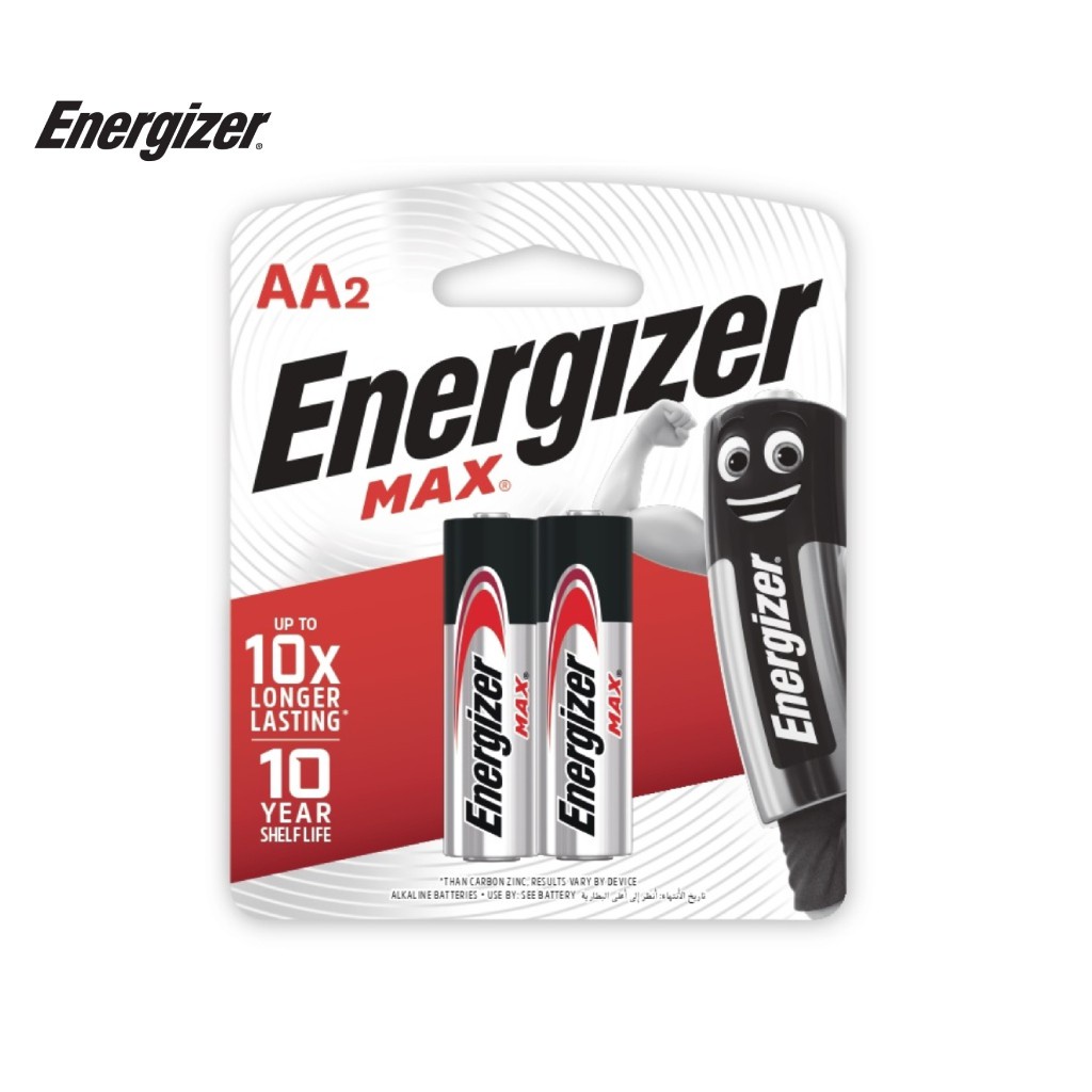 PIN AA VỈ 2 VIÊN ENERGIZER MAX E91 BP2  [CHÍNH HÃNG]