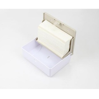 [SHOP UY TÍN ] Hộp đựng giấy lau tay treo tường chất liệu nhựa YG-B727 trắng