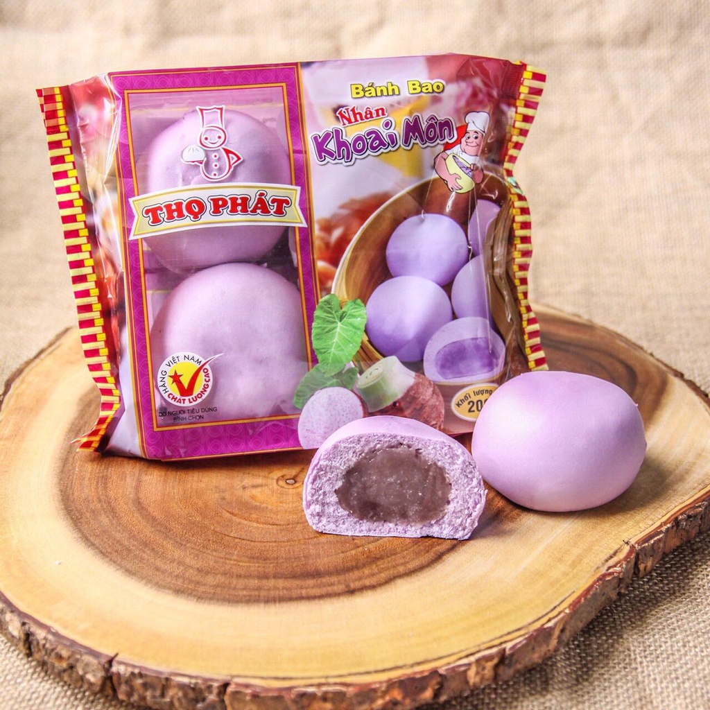 Bánh bao Thọ Phát nhân đậu xanh & khoai môn