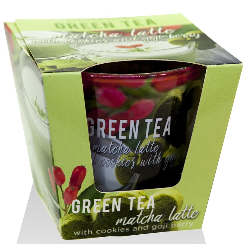 Ly nến thơm tinh dầu Bartek Green Tea 115g QT04964 - matcha trà xanh