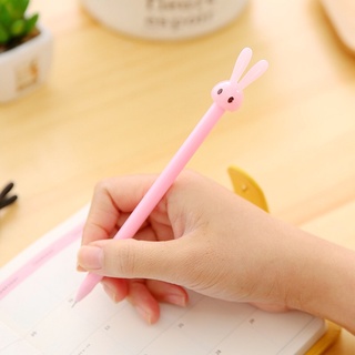 Combo 3 Bút thỏ ngọc bút nước học sinh bút gel ngòi thay thế bút nước văn phòng bút ngộ nghĩnh