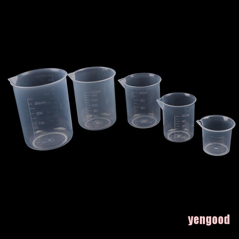 Bộ 2 Cốc Đo Lường Bằng Nhựa Trong Suốt Đặc Biệt