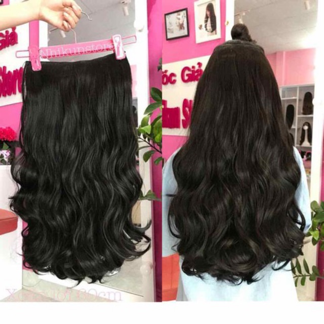 Tóc kẹp U xoăn lọn sóng nhiều u3223