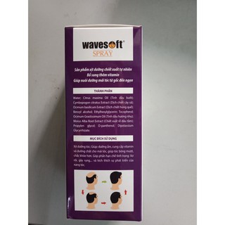 XỊT KÍCH MỌC TÓC WAVESOFT SPRAY